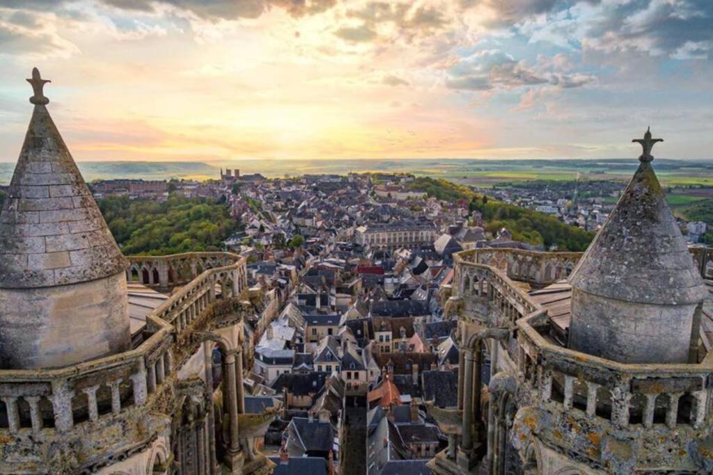 Apartmán Studio De Charme Laon Exteriér fotografie